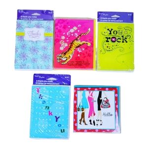 Thank you‎ note cards - Lot of 5
